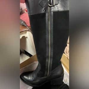 Tall Leather Boots Wide Calf